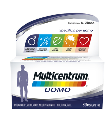 MULTICENTRUM UOMO 60 COMPRESSE - Farmacia Murachelli Di Putelli dr. Giovanni