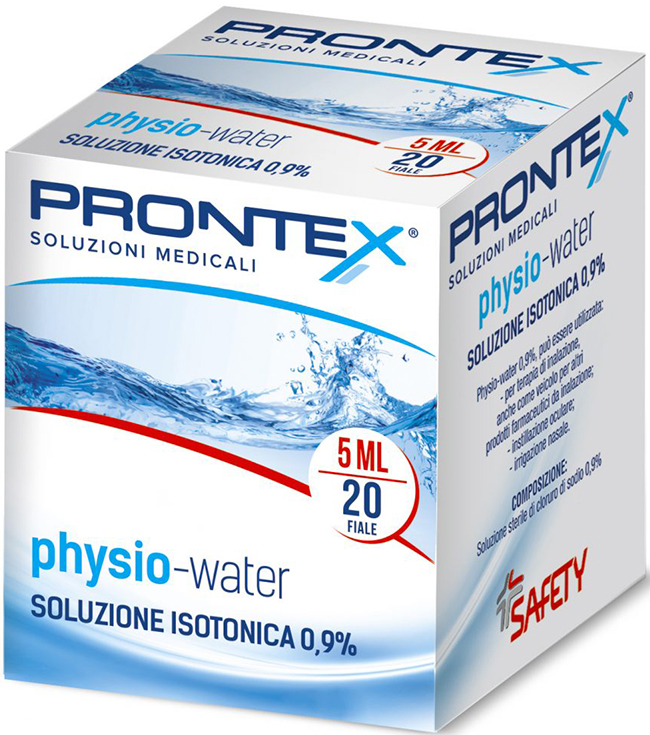 SOLUZIONE FISIOLOGICA PRONTEX PHYSIO ISOTONIC 20 FIALE DA 5 ML - Farmacia Murachelli Di Putelli dr. Giovanni