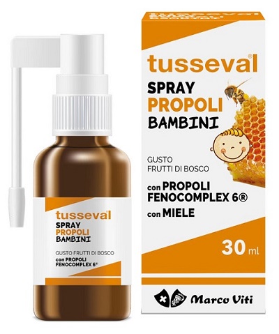 TUSSEVAL GOLA PROPOLI SPRAY PER BAMBINI 30 ML - Farmacia Murachelli Di Putelli dr. Giovanni