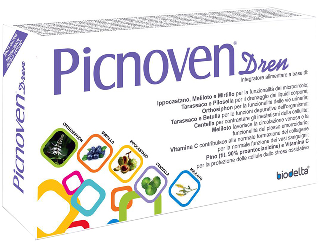 PICNOVEN DREN 100 COMPRESSE 62 G - Farmacia Murachelli Di Putelli dr. Giovanni