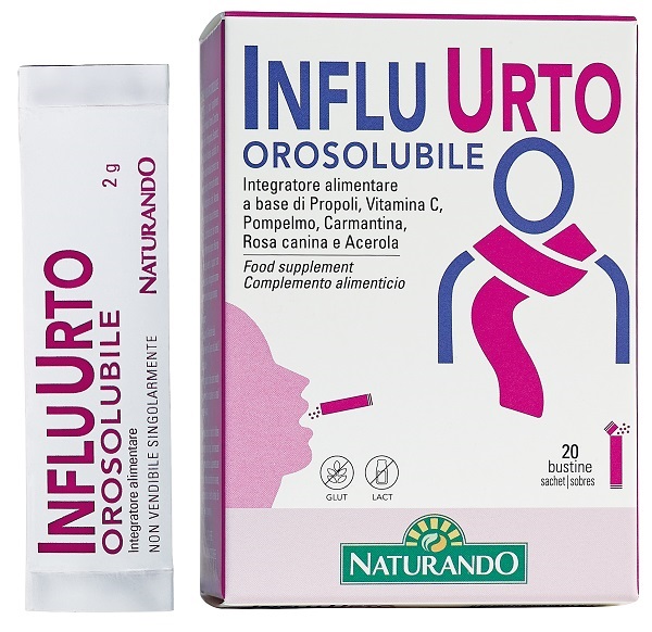 INFLU URTO OROSOLUBILE 20 BUSTINE DA 2 G - Farmacia Murachelli Di Putelli dr. Giovanni