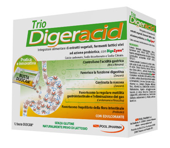 TRIO DIGERACID 12 BUSTINE - Farmacia Murachelli Di Putelli dr. Giovanni