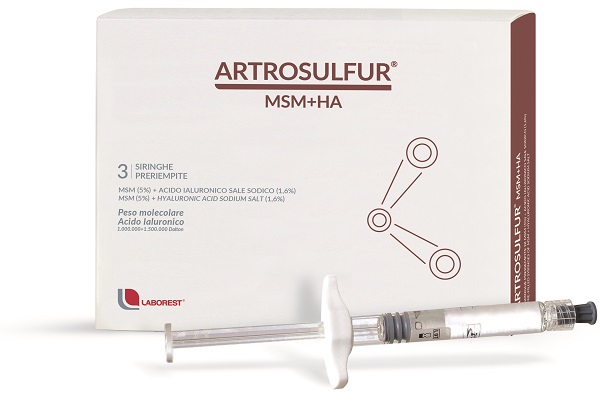 ARTROSULFUR MSM+HA SIRINGHE PRERIEMPITE INTRA-ARTICOLARI ACIDO IALURONICO 2 ML - Farmacia Murachelli Di Putelli dr. Giovanni