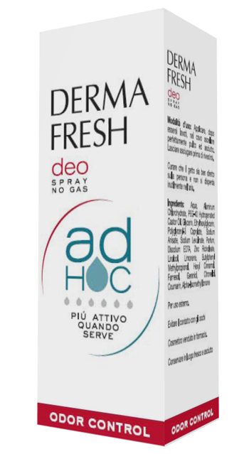 DERMAFRESH DEO SPRAY NO GAS AD HOC ODOR CONTROL DEODORANTE 100 ML - Farmacia Murachelli Di Putelli dr. Giovanni