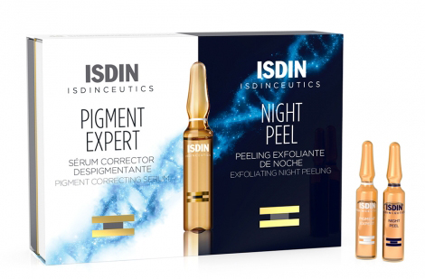 ISDINCEUTICS ROUTINE ANTIMACCHIE ISDINCEUTICS PIGMENT EXPERT 10 FIALE GIORNO + ISDINCEUTICS NIGHT PEEL 10 FIALE NOTTE - Farmacia Murachelli Di Putelli dr. Giovanni