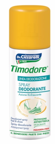 TIMODORE SPRAY DEODORANTE ALLO ZENZERO 150 ML - Farmacia Murachelli Di Putelli dr. Giovanni
