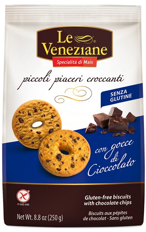 LE VENEZIANE BISCOTTI GOCCE DI CIOCCOLATO 250 G - Farmacia Murachelli Di Putelli dr. Giovanni