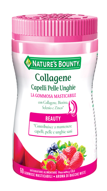 COLLAGENE CAPELLI PELLE UNGHIE 60 GOMMOSE MASTICABILI - Farmacia Murachelli Di Putelli dr. Giovanni