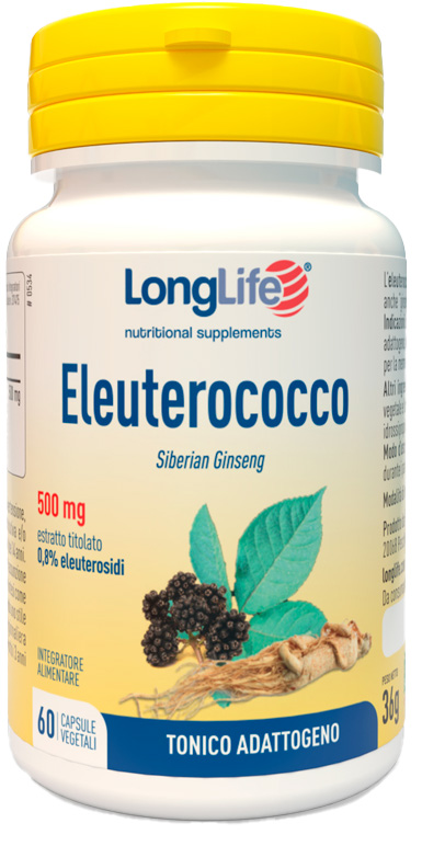 LONGLIFE ELEUTEROCOCCO 0,8% 60 CAPSULE 500MG - Farmacia Murachelli Di Putelli dr. Giovanni