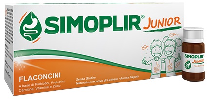 SIMOPLIR JUNIOR 12 FLACONCINI 10 ML - Farmacia Murachelli Di Putelli dr. Giovanni