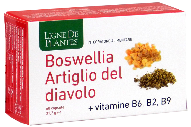 BOSWELLIA ARTIGLIO DIAVOLO VITAMINE B2 B6 B9 60 CAPSULE - Farmacia Murachelli Di Putelli dr. Giovanni