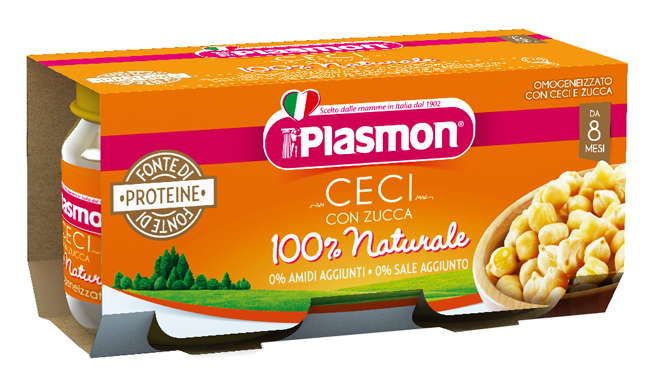 PLASMON OMOGENEIZZATO CECI/ZUCCA 2 X 80 G - Farmacia Murachelli Di Putelli dr. Giovanni