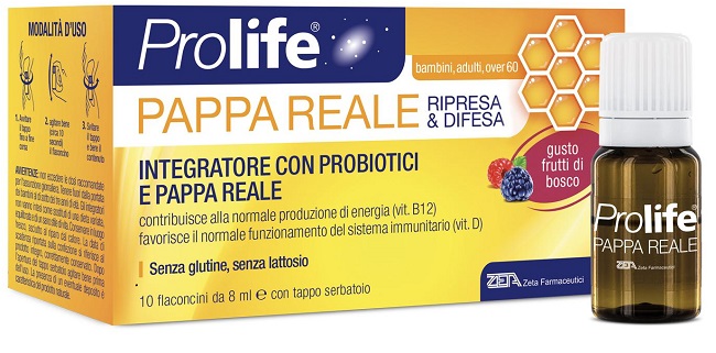 PROLIFE PAPPA REALE 10 FLACONI DA 8 ML - Farmacia Murachelli Di Putelli dr. Giovanni