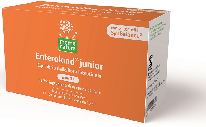 MAMA NATURA ENTEROKIND JUNIOR 10 FLACONCINI 10 ML - Farmacia Murachelli Di Putelli dr. Giovanni