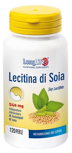 LONGLIFE LECITINA DI SOIA 540MG 120 PERLE - Farmacia Murachelli Di Putelli dr. Giovanni