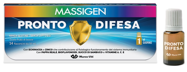 MASSIGEN PRONTO DIFESA 14 FLACONI X 10 ML - Farmacia Murachelli Di Putelli dr. Giovanni