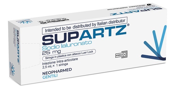 SIRINGA PRERIEMPITA INTRA-ARTICOLARE SUPARTZ ACIDO IALURONICO 25 MG 2,5 ML 1 PEZZO - Farmacia Murachelli Di Putelli dr. Giovanni