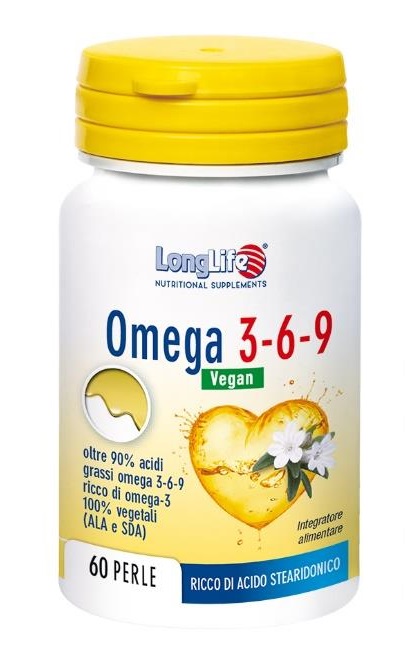 LONGLIFE OMEGA 3-6-9 VEGAN 750 MG 60 PERLE VEGETALI - Farmacia Murachelli Di Putelli dr. Giovanni