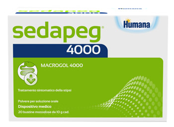 SEDAPEG 4000 20 BUSTINE MONODOSE X 10G HUMANA - Farmacia Murachelli Di Putelli dr. Giovanni