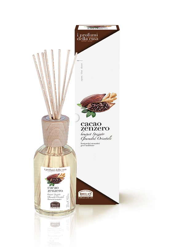 I PROFUMI DELLA CASA CACAO ZENZERO-BASTONCINI AROMATICI 250 ML - Farmacia Murachelli Di Putelli dr. Giovanni