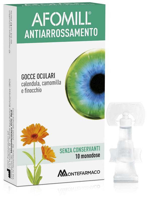 AFOMILL ANTIARROSSAMENTO SENZA CONSERVANTI 10 FIALE DA 0,5 ML - Farmacia Murachelli Di Putelli dr. Giovanni