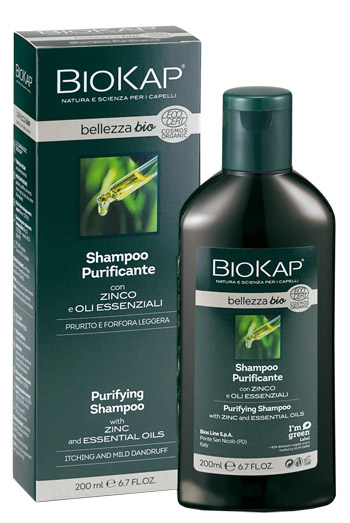 BIOKAP BELLEZZA BIO SHAMPOO PURIFICANTE COSMOS ECOCERT 200 ML BIOSLINE - Farmacia Murachelli Di Putelli dr. Giovanni