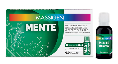 MASSIGEN MENTE 10 FLACONI DA 25 ML - Farmacia Murachelli Di Putelli dr. Giovanni