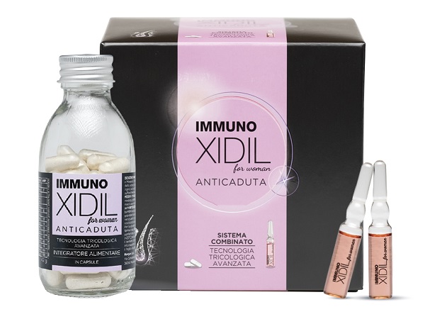 IMMUNOXIDIL DONNA KIT 60 CAPSULE + 15 FIALE - Farmacia Murachelli Di Putelli dr. Giovanni