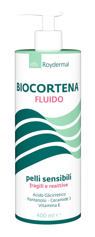 BIOCORTENA FLUIDO PELLI SENSIBILI 400 ML - Farmacia Murachelli Di Putelli dr. Giovanni