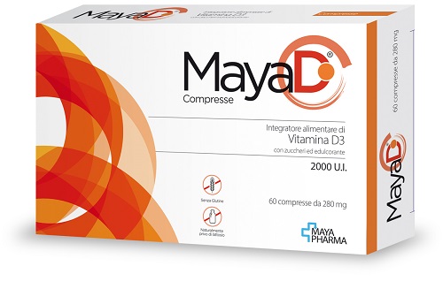 MAYA D 60 COMPRESSE MASTICABILI DA 280 MG - Farmacia Murachelli Di Putelli dr. Giovanni