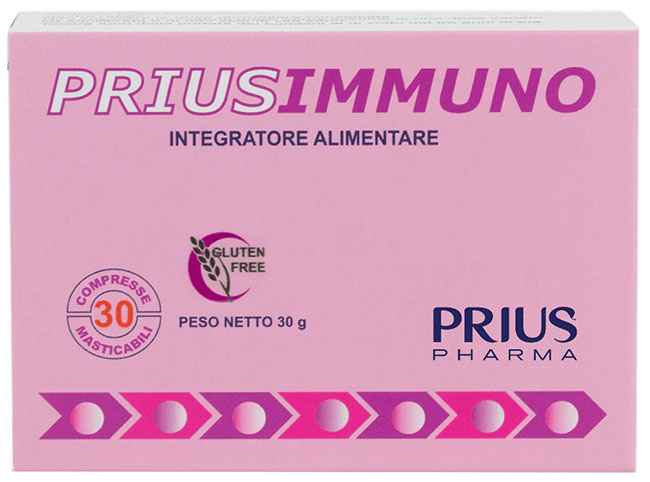 PRIUSIMMUNO 30 COMPRESSE MASTICABILI - Farmacia Murachelli Di Putelli dr. Giovanni
