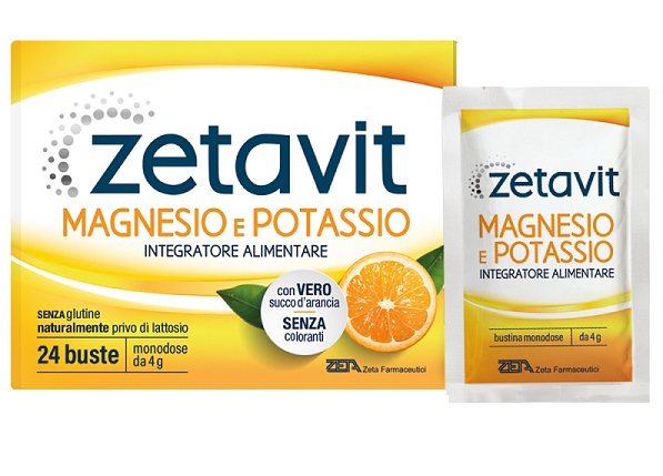 ZETAVIT MAGNESIO POTASSIO SENZA ZUCCHERO 24 BUSTINE DA 6 G - Farmacia Murachelli Di Putelli dr. Giovanni