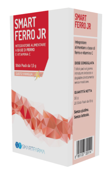 SMART FERRO JR 20 STICK PACK GUSTO VANIGLIA - Farmacia Murachelli Di Putelli dr. Giovanni