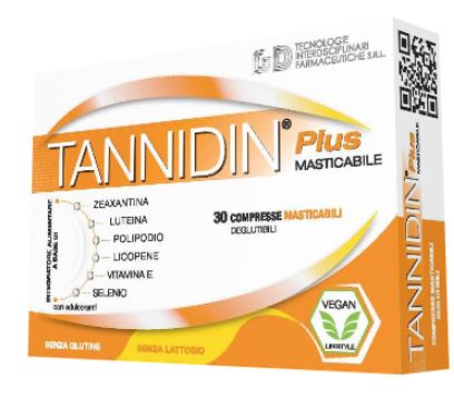 TANNIDIN PLUS 30 COMPRESSE MASTICABILI - Farmacia Murachelli Di Putelli dr. Giovanni