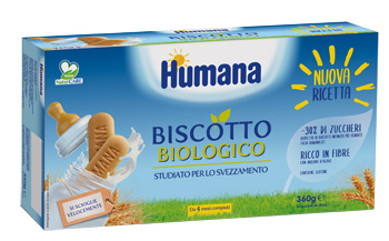 HUMANA BISCOTTO BABY BIO 2 SACCHETTI DA 180 G - Farmacia Murachelli Di Putelli dr. Giovanni