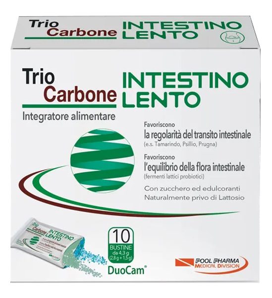 TRIOCARBONE INTESTINO LENTO 10 BUSTINE - Farmacia Murachelli Di Putelli dr. Giovanni