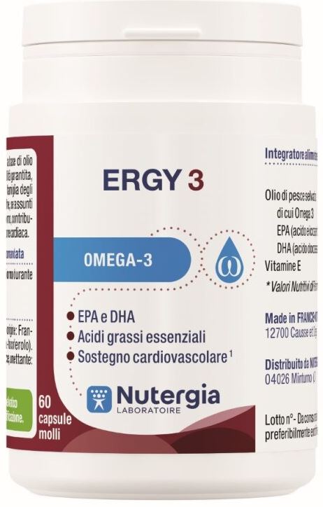 ERGY 3 60 CAPSULE - Farmacia Murachelli Di Putelli dr. Giovanni