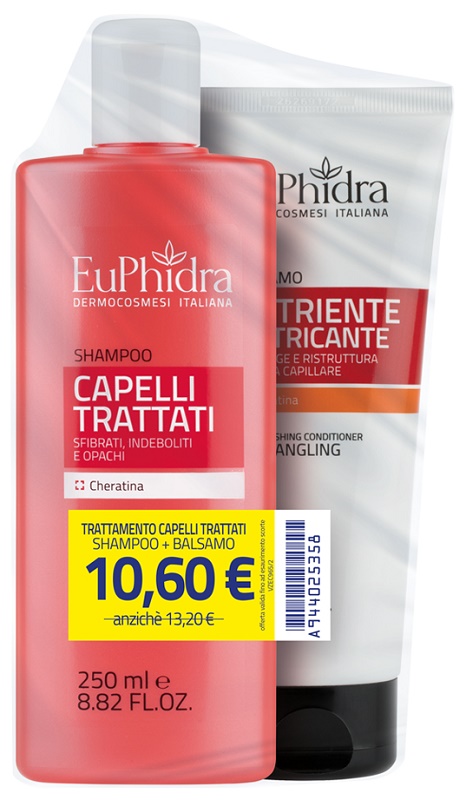 EUPHIDRA SHAMPOO CAPELLI TRATTATI 250 ML + BALSAMO NUTRIENTE 200 ML - Farmacia Murachelli Di Putelli dr. Giovanni