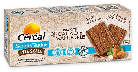 CEREAL SENZA GLUTINE INTEGRALE BISCOTTI CACAO E MANDORLE 150 G - Farmacia Murachelli Di Putelli dr. Giovanni