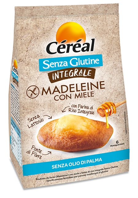 CEREAL SENZA GLUTINE INTEGRALE MADELEINE CON MIELE 170 G - Farmacia Murachelli Di Putelli dr. Giovanni