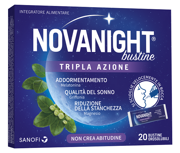 NOVANIGHT 20 BUSTINE TRIPLA AZIONE - Farmacia Murachelli Di Putelli dr. Giovanni