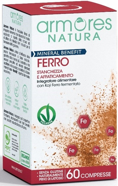 ARMORES MINERAL BENEFIT FERRO 60 COMPRESSE - Farmacia Murachelli Di Putelli dr. Giovanni
