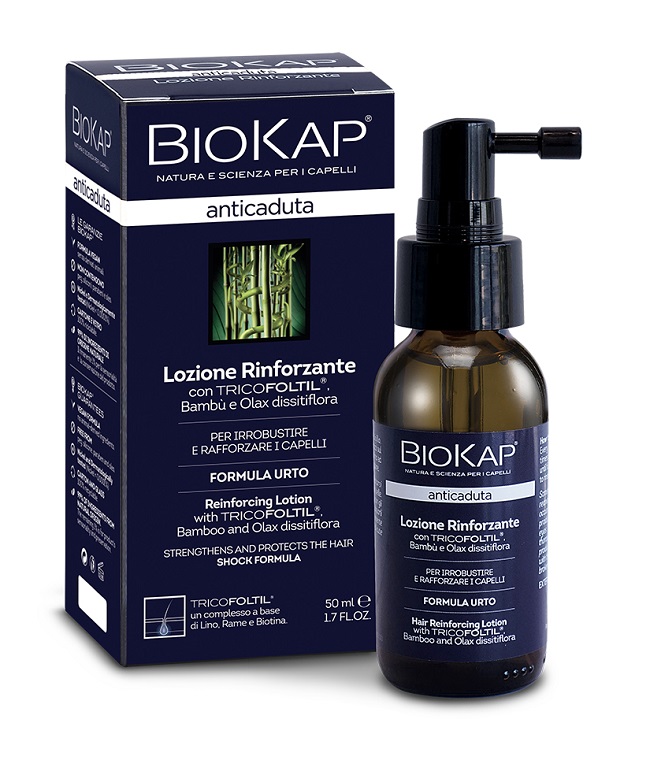 BIOKAP LOZIONE RINFORZANTE ANTICADUTA CON TRICOFOLTIL NUOVA FORMULA 50 ML - Farmacia Murachelli Di Putelli dr. Giovanni