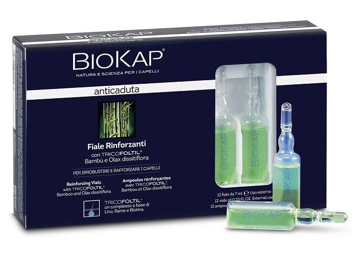 BIOKAP FIALE RINFORZANTI ANTICADUTA CON TRICOLTIL 12 PEZZI DA 7 ML NEW - Farmacia Murachelli Di Putelli dr. Giovanni