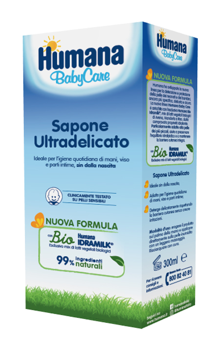 HUMANA BABY CARE SAPONE LIQUIDO 300 ML - Farmacia Murachelli Di Putelli dr. Giovanni