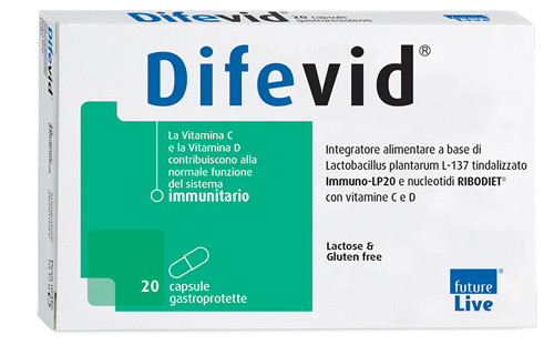 DIFEVID 20 CAPSULE GASTROPROTETTE - Farmacia Murachelli Di Putelli dr. Giovanni