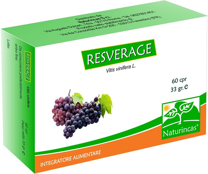 RESVERAGE NATURINCAS 60 CAPSULE - Farmacia Murachelli Di Putelli dr. Giovanni