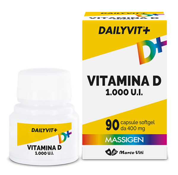 DAILYVIT VITAMINA D 1000 UI 90 CAPSULE SOFTGEL - Farmacia Murachelli Di Putelli dr. Giovanni