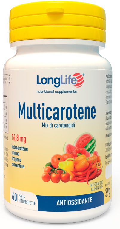 LONGLIFE MULTICAROTENE 60 PERLE - Farmacia Murachelli Di Putelli dr. Giovanni