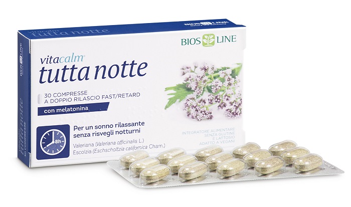 VITACALM TUTTA NOTTE CON MELATONINA 30 COMPRESSE - Farmacia Murachelli Di Putelli dr. Giovanni